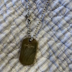 Tiffany and Co. mens tag necklace
